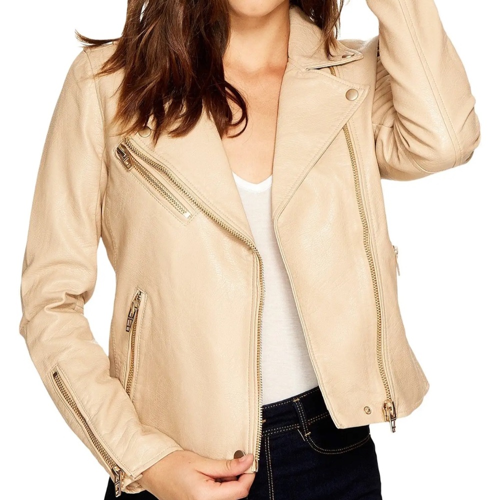 Blank NYC Faux Leather Moto Jacket